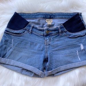 Maternity Jean Shorts
